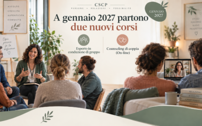 A Gennaio 2027 partono i nuovi corsi: Esperto nella Conduzione di Gruppo e Counseling di Coppia